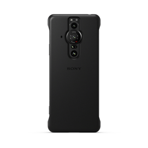 Custodia In Vera Pelle Nera Per Sony Xperia Pro-I - Stile, Mai Usata - Foto 4